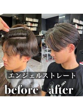 アローズ 久留米店(arose) 20代30代40代爽やかツーブロック韓国風センターパート