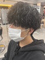 2wayパーマスタイル波巻きツイストスパイラルパーマ