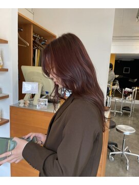 ツネ ヘアアンドヘッドスパ(TsuNE hair&head spa) チェリーレッド