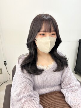 アオ 横浜(a-o) 20代30代40代 韓国ヘア くびれミディ チョコレートブラウン
