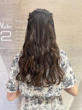 レザボアハイブ(reservoir Haibe) ねじりハーフアップ