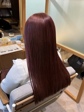 シェリール 八千代台駅(CHERIR) ローズピンク×ワンレンロング