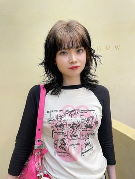 スニュウ(snuw) 【snuw mina】レイヤーカット/デザインカラーカラー/伏見