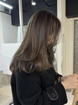 カラ フクオカ(Cara FUKUOKA)&nbsp;オリーブグレージュ《★髪質改善うる艶カラー＋カット★》