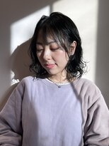 マイル 渋谷(mile)&nbsp;【SATSUKI】ミディアム / 似合わせニュアンスパーマ