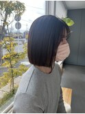 切りっぱなしボブ