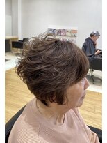 サラ 新宮店(SARA) 【福岡新宮】毛流れボリュームアップパーマ×大人ショート