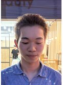 バズカットベリーショートメンズツーブロック刈り上げ