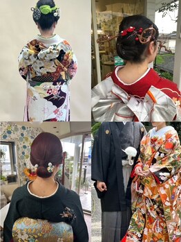 サロンドカヨ(salon de KAYO)の写真/鳥栖で着付けと言えば”salon de KAYO”～大切な一日のお手伝いいたします～小物貸出OK♪