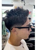 スパイキーショート×フェード