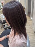 シークレットハイライト♪ピンクブラウンカラー【上岡】