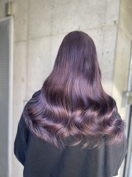 ガルボ ヘアー(garbo hair) ラベンダーカラーハイトーン艶髪