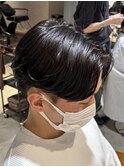 ニュアンスパーマフェザーパーマセンターパートカルマパーマ眉毛