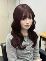 ラフィット 香椎(lafit)&nbsp;ふんわり可愛いワインレッドカラー＾＾