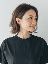大人ボブ/レイヤーボブ/白髪ぼかし#30代#40代