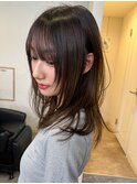 池袋　ハッシュカット　ハイレイヤー　顔周りカット　小顔カット