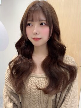 ローウェ 渋谷(Louwe) ブリーチなしココアベージュ＊misaki＊