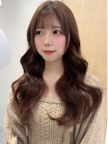 ローウェ 渋谷(Louwe) ブリーチなしココアベージュ*misaki*