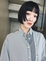 スクリーンギンザメゾン 銀座(SCREEN GINZA MAISON.) ミルクティーブロンド/ダークブルー/デジタルパーマ/銀座