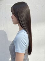 イロ バイ マグ(IRO by Mag)&nbsp;ブリーチなしカラー◎暗髪オリーブグレージュ透明感夏ヘア