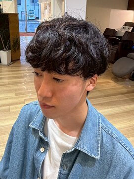 ラファンス 栗林店(LaFENCE) メンズ/波巻きパーマ/メンズショート