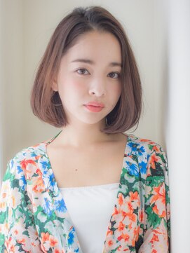 ロンドアベニール 北千住(Lond avenir) 【Lond avenir REI】大人可愛い小顔丸みボブ