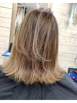 トーク 伊丹本店(TAL'KE)&nbsp;TAL'KE/バレイヤージュ×ホワイトベージュ_389