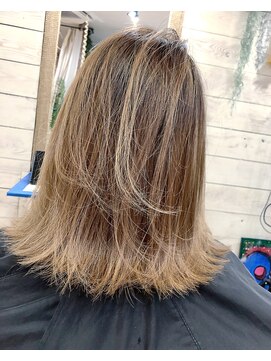 トーク 伊丹本店(TAL'KE) TAL'KE/バレイヤージュ×ホワイトベージュ_389