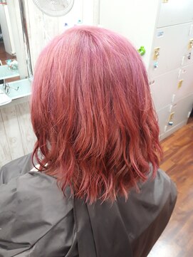 プラネット ヘアー ステーション(Hair Station PLaNeT) ペールラズベリーカラー