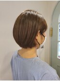 ハイライトショートボブ