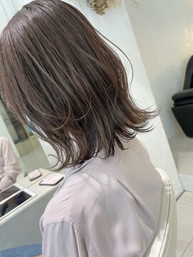 ファイブボックスヘアー 広島(five vox hair) グレージュ 外はね