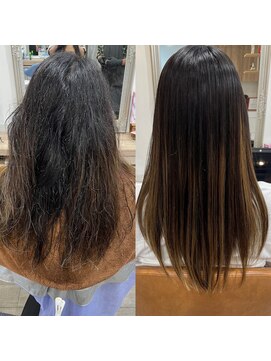 ヘアーシュシュカム(hair chouchou come) ☆酸性縮毛矯正☆ hair chouchou come 奥山