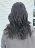 透け感グレージュ