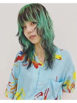 クク 渋谷(QUQU) ナチュラルウェーブウルフ