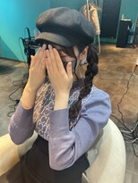 編みおろしツイン
