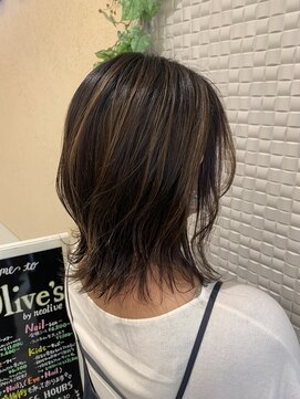 オリーブスバイネオリーブ(Olive's by neolive) 白髪ぼかしハイライト