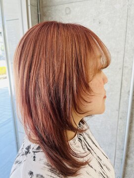 ジーナ 流山おおたかの森(Zina) 顔周りレイヤーカット【Zina 大越香苗】