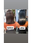 髪質改善ストレート
