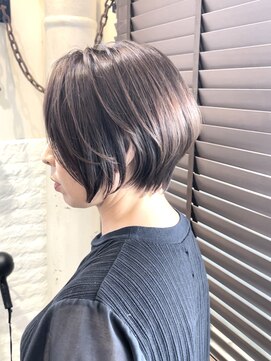 ボタニカル(BOTANICAL) 大人上品ショート 髪質改善ツヤ髪柔らかアッシュベージュ