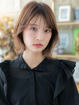 カバーヘア ブリス 大宮西口(COVER HAIR bliss) シースルーバング伸ばしかけレイヤーロブTb2大宮20代30代40代!