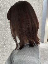 ブリーチなしでできる！チェリーブラウンカラー♪
