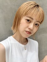 トリッカ 代官山(tricca) 【tricca代官山rin】ハイトーン/ミルクティーベージュ/ボブ