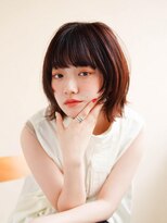 ジュール 大分(Joule)&nbsp;ミディアムヘア/斜めバング/グレージュカラー/大分駅