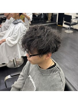メンズサロンドットリアン(dot. lien) 2ヶ月後ツイストパーマ