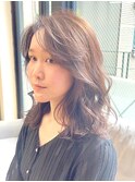 ゆるふわカール/レイヤー/ミディアム/末吉 海斗