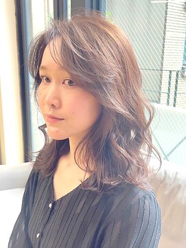 ジアン バイ ミルボン 西宮ガーデンズプラス(GIEN by milbon) ゆるふわカール/レイヤー/ミディアム/末吉 海斗