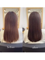 リアン 四条大宮店(Lien)&nbsp;艶カラー+髪質改善トリートメント（白髪染め、グレイカラー可）