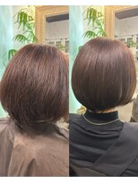 ドワーフ(DWARF) 髪質改善ストレートビフォー&アフター【髪質改善/縮毛矯正】