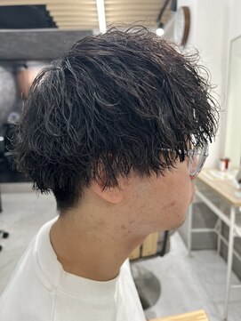ミエル ヘア 新宿(miel hair) 波巻きパーマ【新宿】