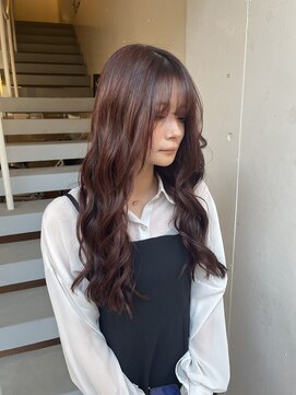 アジールヘア 北千住駅西口店(agir hair) ブラウンレッドカラー北千住